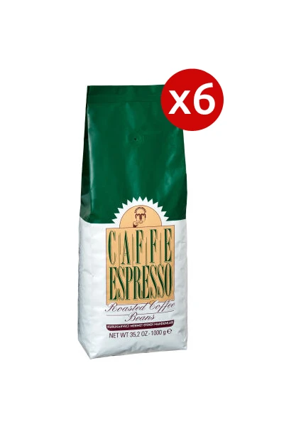 Kurukahveci Mehmet Efendi 1kg Çekirdek Espresso*6