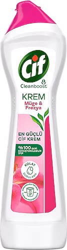 Cif Cleanboost Krem Frezya ve Müge Çiçeği Yüzey Temizleyici 500 ml