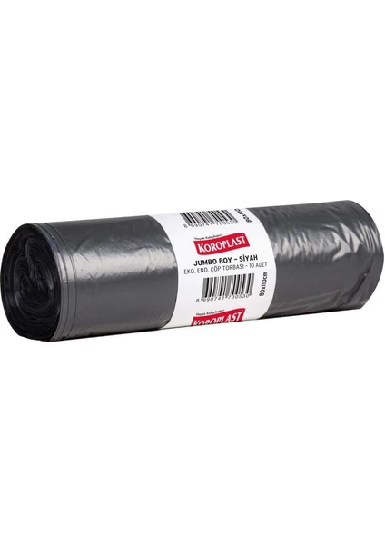 Koroplast Jumbo Siyah Çöp Poşeti
