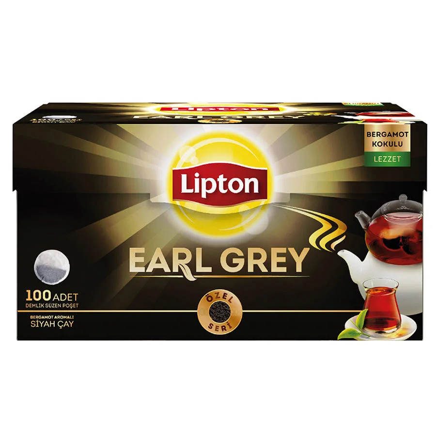Lipton Earl Grey 100'lü Demlik Poset Çay
