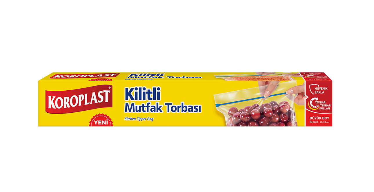 Koroplast Büyük Boy Kilitli Mutfak Torbası