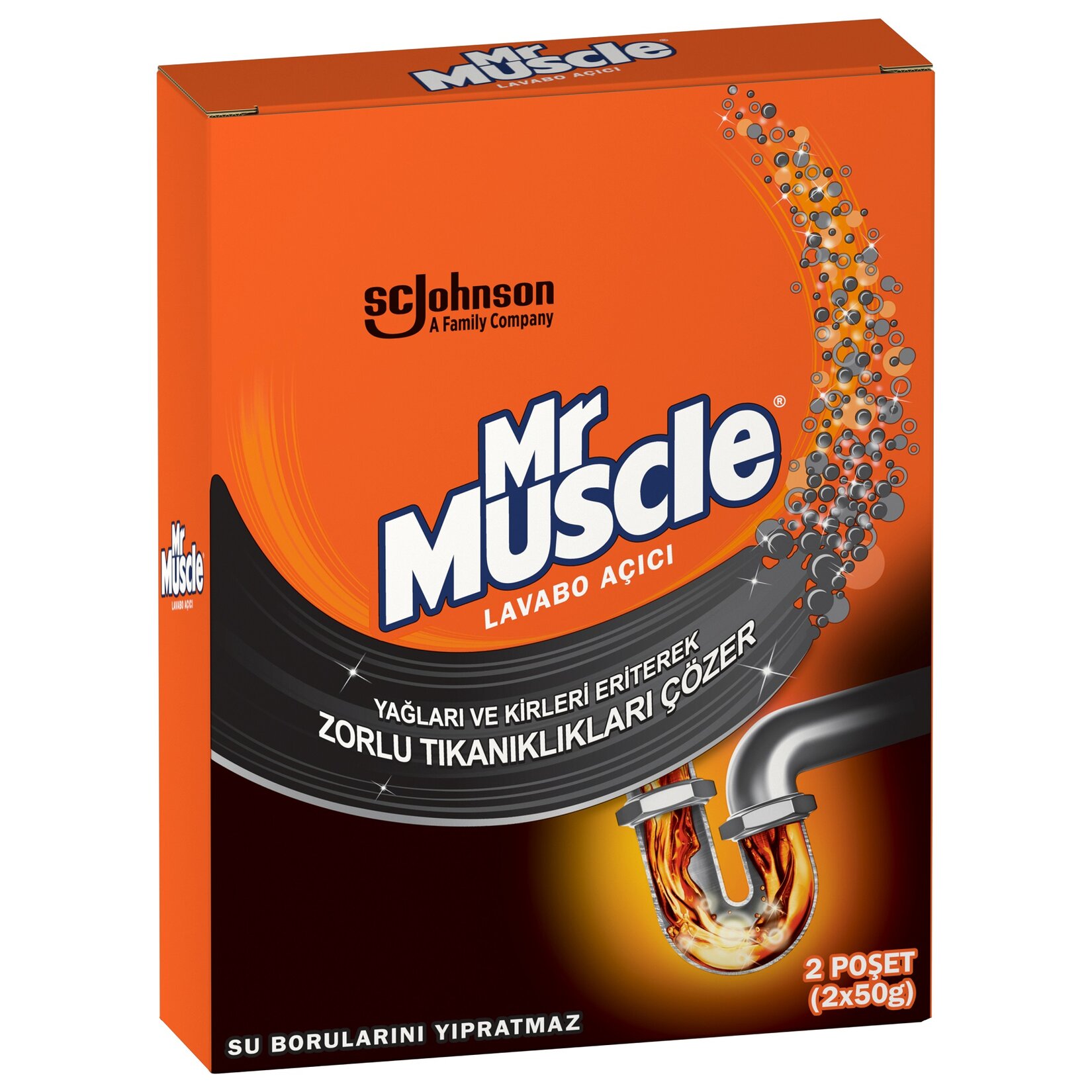 Mr. Muscle Granül Lavabo Açıcı 2'li 