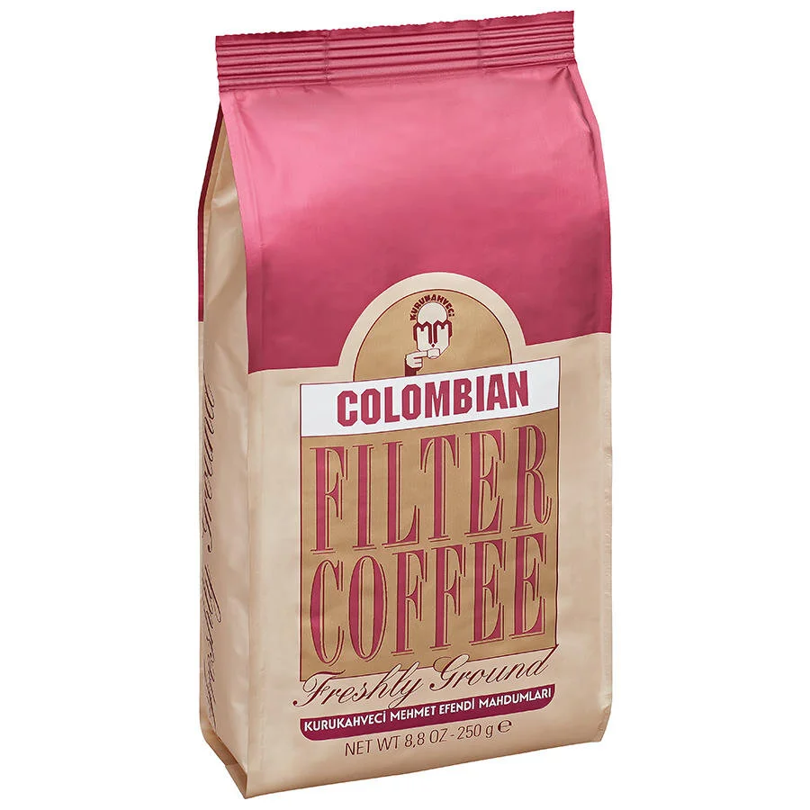 Kurukahveci Mehmet Efendi 250gr.  Ögütülmüs Colombian Filtre Kahve