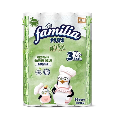 Familia Natural 3 Katlı Kağıt Havlu 16'lı