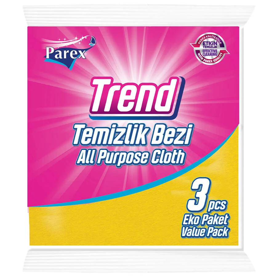 Parex Trend Temizlik Bezi 3'lü Paket