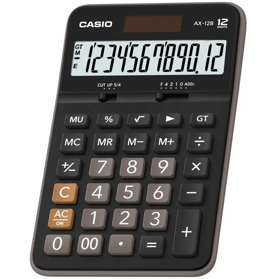 Casio AX-12B Masaüstü Hesap Makinesi 12 Haneli
