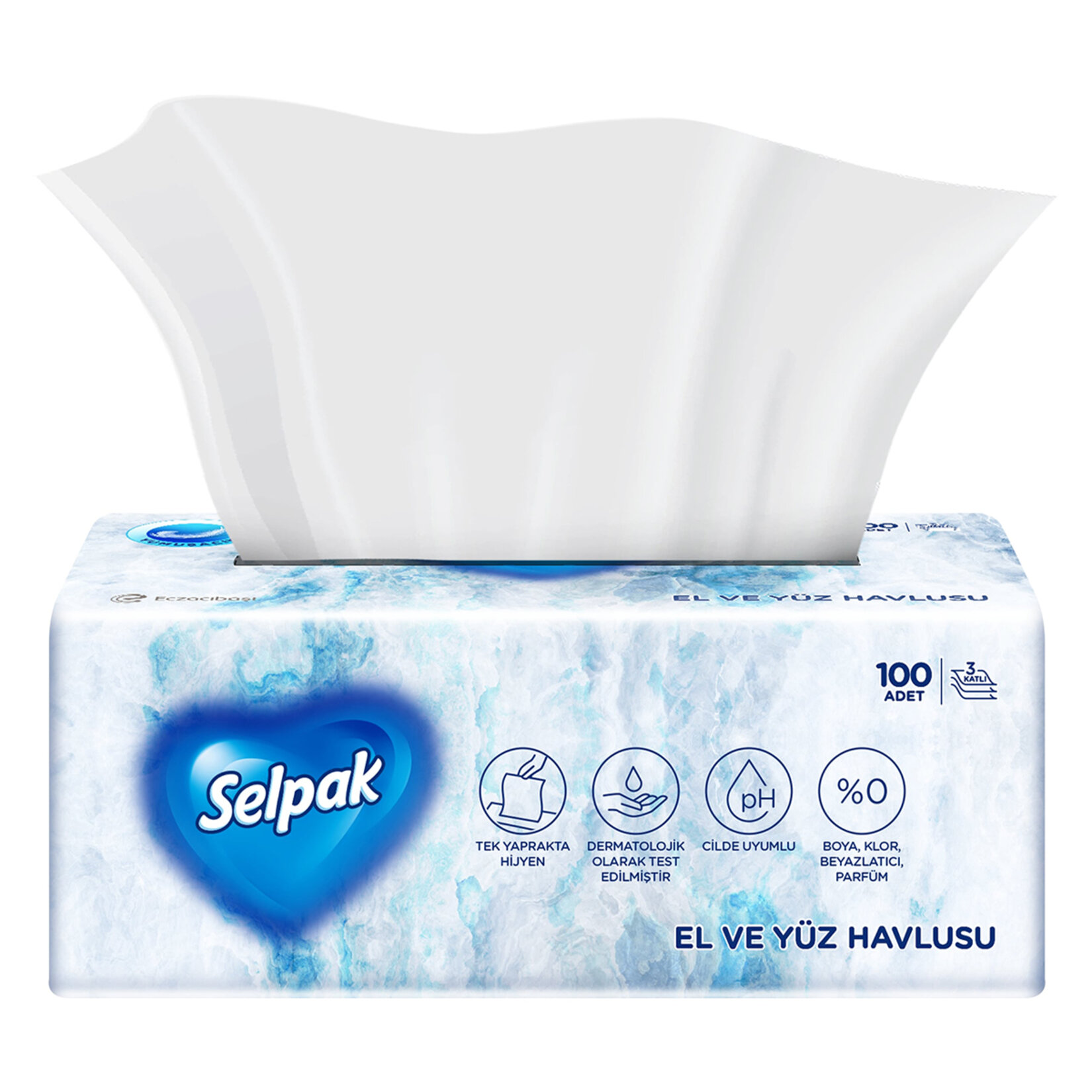Selpak El Yüz Havlusu 100'lü