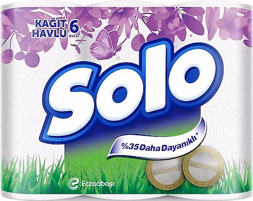 Solo 6'lı Kağıt Havlu