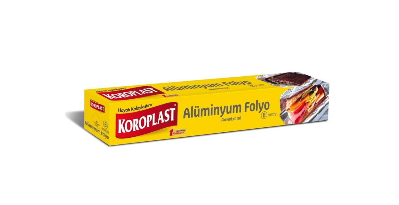 Koroplast Alüminyum Folyo 8 Metre