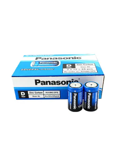 Panasonic Büyük Pil 24'lü