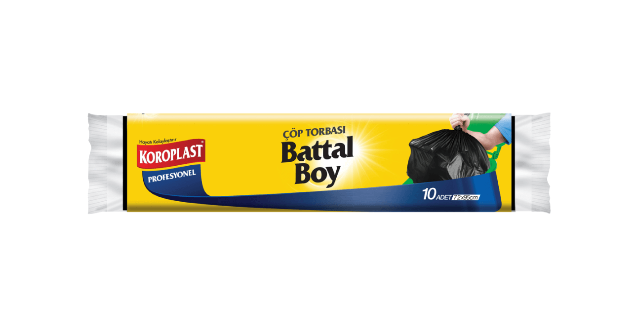 Koroplast Profesyonel Battal Boy Çöp Torbası